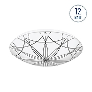 Накладной светильник Luminarte Salute C05LLW12W цвет плафона/подвески Белый, цвет арматуры Белый-2