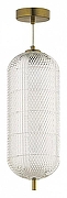 Подвесной светильник Arti Lampadari Candels Gold Candels L 1.P10 G цвет плафона/подвески Прозрачный, цвет арматуры Золото-1
