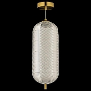 Подвесной светильник Arti Lampadari Candels Gold Candels L 1.P10 G цвет плафона/подвески Прозрачный, цвет арматуры Золото-2