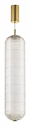 Подвесной светильник Arti Lampadari Candels Gold Candels L 1.P2 G цвет плафона/подвески Прозрачный, цвет арматуры Золото-1