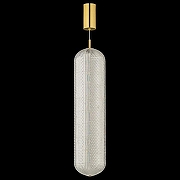 Подвесной светильник Arti Lampadari Candels Gold Candels L 1.P2 G цвет плафона/подвески Прозрачный, цвет арматуры Золото-2