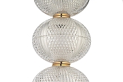 Подвесной светильник Arti Lampadari Candels Gold Candels L 1.P5 G цвет плафона/подвески Прозрачный, цвет арматуры Золото-3