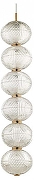 Подвесной светильник Arti Lampadari Candels Gold Candels L 1.P7 G цвет плафона/подвески Прозрачный, цвет арматуры Золото