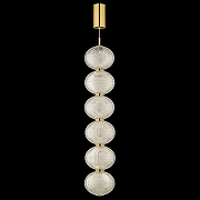 Подвесной светильник Arti Lampadari Candels Gold Candels L 1.P7 G цвет плафона/подвески Прозрачный, цвет арматуры Золото-2