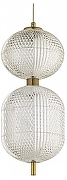 Подвесной светильник Arti Lampadari Candels Gold Candels L 1.P8 G цвет плафона/подвески Прозрачный, цвет арматуры Золото