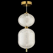 Подвесной светильник Arti Lampadari Candels Gold Candels L 1.P8 G цвет плафона/подвески Прозрачный, цвет арматуры Золото-2