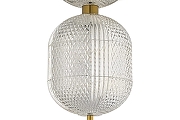 Подвесной светильник Arti Lampadari Candels Gold Candels L 1.P8 G цвет плафона/подвески Прозрачный, цвет арматуры Золото-4