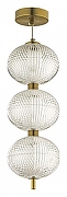 Подвесной светильник Arti Lampadari Candels Gold Candels L 1.P9 G цвет плафона/подвески Прозрачный, цвет арматуры Золото-1