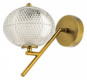Бра Arti Lampadari Candels Gold Candels L 2.W3 G цвет плафона/подвески Прозрачный, цвет арматуры Золото