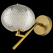 Бра Arti Lampadari Candels Gold Candels L 2.W3 G цвет плафона/подвески Прозрачный, цвет арматуры Золото-1
