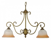 Подвесной светильник Arti Lampadari Carina Carina E 1.1.2 GB цвет плафона/подвески Белый, цвет арматуры Золото, Прозрачный