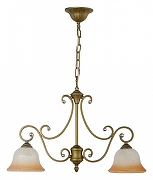 Подвесной светильник Arti Lampadari Carina Carina E 1.1.2 GB цвет плафона/подвески Белый, цвет арматуры Золото, Прозрачный-1