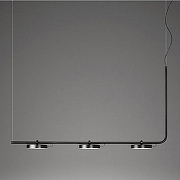 Подвесной светильник Imperiumloft CARY CARY-LONG01 цвет плафона/подвески Черный, цвет арматуры Черный-1