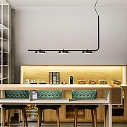 Подвесной светильник Imperiumloft CARY CARY-LONG01 цвет плафона/подвески Черный, цвет арматуры Черный-2