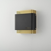 Накладной светильник Imperiumloft CASING CASING-WALL01 цвет плафона/подвески Черный, цвет арматуры Золото-3