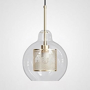 Подвесной светильник Imperiumloft Catch F Pear Brass CATCH-F01 цвет плафона/подвески Латунь, цвет арматуры Бронза