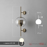 Бра Imperiumloft CATCH WALL CATCHWALL01 цвет плафона/подвески Латунь, цвет арматуры Латунь-7
