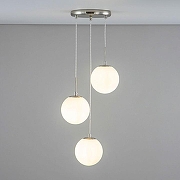 Подвесной светильник Citilux Томми CL102034 цвет плафона/подвески Белый, цвет арматуры Никель-3