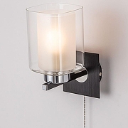 Бра Citilux Диез CL111311 цвет плафона/подвески Белый, Прозрачный, цвет арматуры Черный