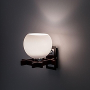 Бра Citilux Нарита CL114311 цвет плафона/подвески Белый, цвет арматуры Коричневый, Хром-3