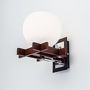 Бра Citilux Нарита CL114311 цвет плафона/подвески Белый, цвет арматуры Коричневый, Хром-5