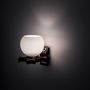 Бра Citilux Нарита CL114311 цвет плафона/подвески Белый, цвет арматуры Коричневый, Хром-7