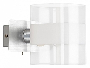 Бра Citilux Вирта CL139310 цвет плафона/подвески Белый, Прозрачный, цвет арматуры Серебро