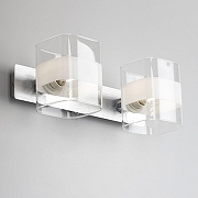 Бра Citilux Вирта CL139320 цвет плафона/подвески Белый, Прозрачный, цвет арматуры Серебро-1