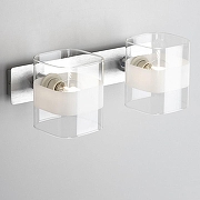 Бра Citilux Вирта CL139320 цвет плафона/подвески Белый, Прозрачный, цвет арматуры Серебро-3