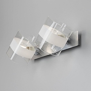 Бра Citilux Вирта CL139320 цвет плафона/подвески Белый, Прозрачный, цвет арматуры Серебро-11