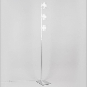 Торшер Citilux Вирта CL139930 цвет плафона/подвески Белый, Прозрачный, цвет арматуры Серебро