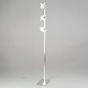 Торшер Citilux Вирта CL139930 цвет плафона/подвески Белый, Прозрачный, цвет арматуры Серебро-1