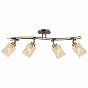 Спот Citilux Мерида CL142144 цвет плафона/подвески Бежевый, цвет арматуры Бронза