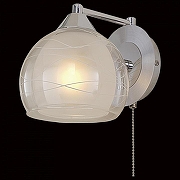 Бра Citilux Буги CL157312 цвет плафона/подвески Белый, Прозрачный, цвет арматуры Серебро, Хром-1