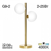 Настольная лампа Citilux Рунд CL205820N цвет плафона/подвески Белый, цвет арматуры Бронза-2