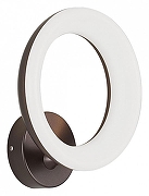 Бра Citilux Паркер CL225B315 цвет плафона/подвески Белый, Коричневый, цвет арматуры Коричневый