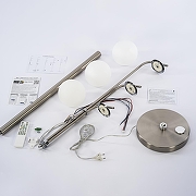 Торшер Citilux Адам Смарт CL228A931 цвет плафона/подвески Белый, цвет арматуры Хром-7