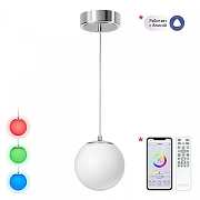 Подвесной светильник Citilux Адам Смарт CL228B011 цвет плафона/подвески Белый, цвет арматуры Хром-2