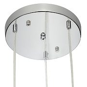 Подвесной светильник Citilux Джейн CL306031 цвет плафона/подвески Прозрачный, цвет арматуры Хром-6