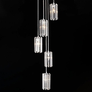 Подвесной светильник Citilux Джейн CL306051 цвет плафона/подвески Прозрачный, цвет арматуры Хром-2