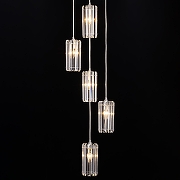 Подвесной светильник Citilux Джейн CL306051 цвет плафона/подвески Прозрачный, цвет арматуры Хром-3