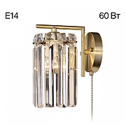 Бра Citilux AX1S CL313413 цвет плафона/подвески Прозрачный, цвет арматуры Бронза-2