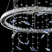 Подвесной светильник Citilux ETERA CL322060 цвет плафона/подвески Прозрачный, Хром, цвет арматуры Хром-6