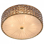 Накладной светильник Citilux Портал CL324152 цвет плафона/подвески Белый, Прозрачный, цвет арматуры Золото