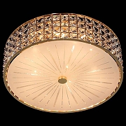 Накладной светильник Citilux Портал CL324152 цвет плафона/подвески Белый, Прозрачный, цвет арматуры Золото-1