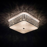 Накладной светильник Citilux Портал CL324261 цвет плафона/подвески Белый, Прозрачный, цвет арматуры Хром-2