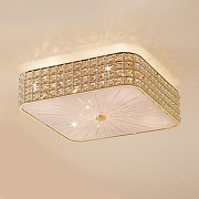 Накладной светильник Citilux Портал CL324262 цвет плафона/подвески Белый, Прозрачный, цвет арматуры Золото-1