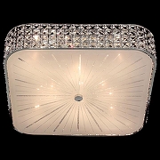 Накладной светильник Citilux Портал CL324281 цвет плафона/подвески Белый, Прозрачный, цвет арматуры Хром-1