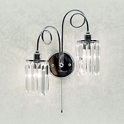 Бра Citilux Синди CL330321 цвет плафона/подвески Прозрачный, цвет арматуры Хром-2