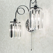 Бра Citilux Синди CL330321 цвет плафона/подвески Прозрачный, цвет арматуры Хром-4